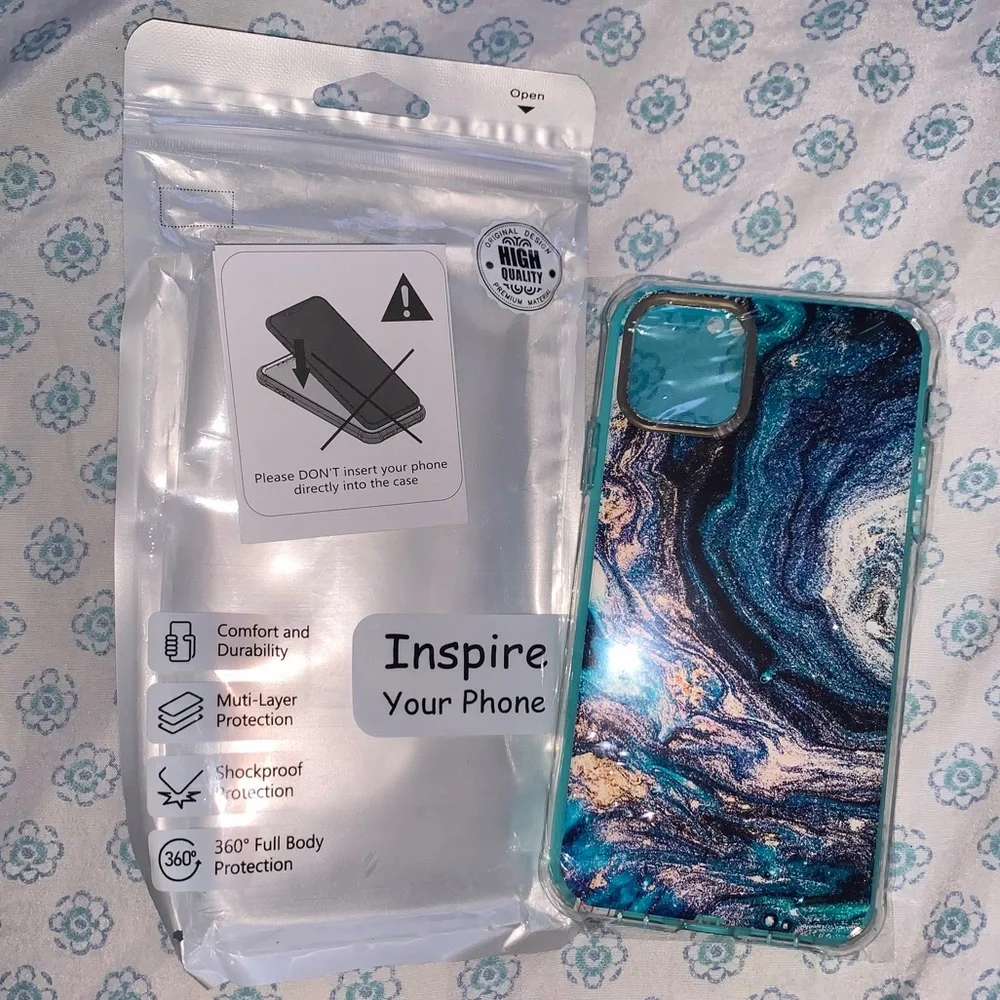 ✨NEW Blue iPhone 11 Pro Max Case (6.5”) | Blue Drift Sand Cover | Blue Phonecase